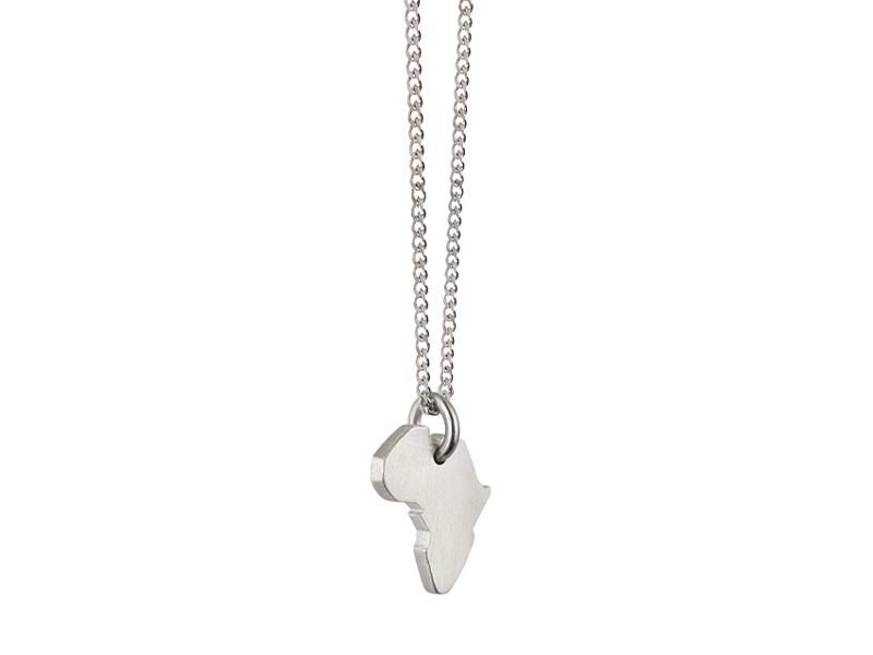 Africa Map Necklace Africa Map Necklace